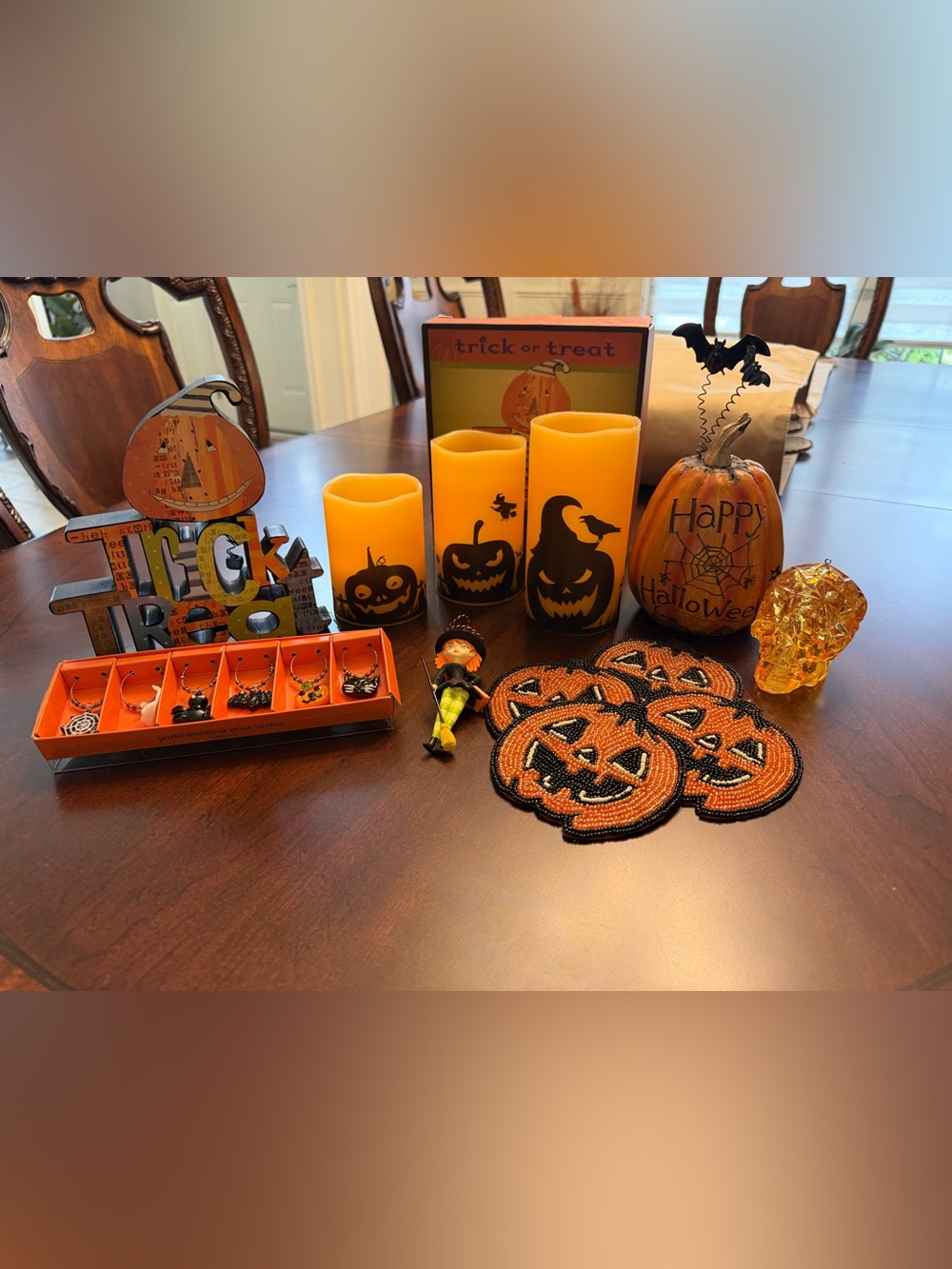 Set of Halloween Home Decor 🎃🕷️ 👻🕸️